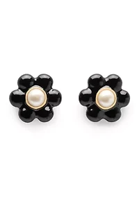 Petal Puff Stud Earrings