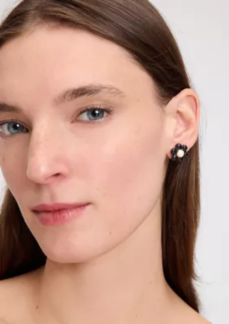 Petal Puff Stud Earrings