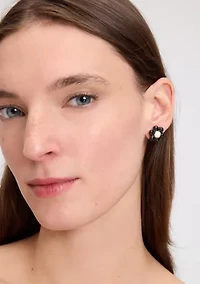 Petal Puff Stud Earrings