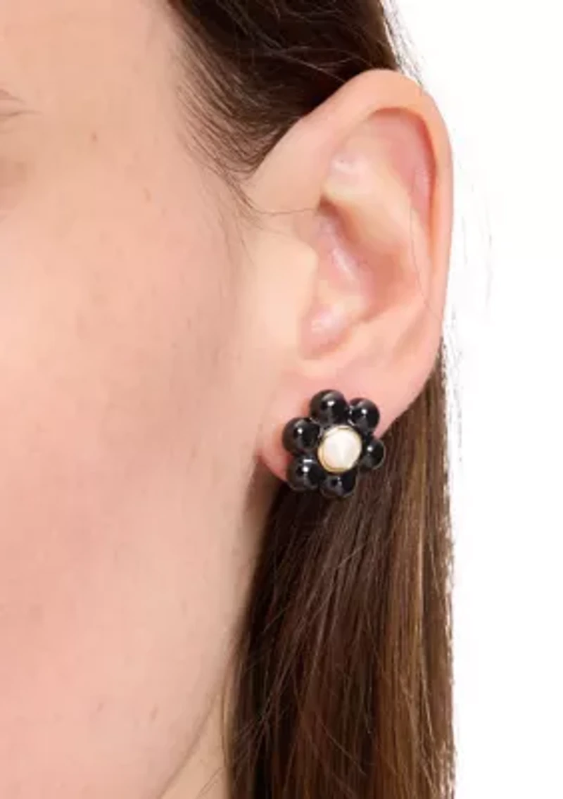 Petal Puff Stud Earrings