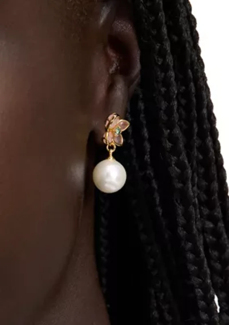 Pastel Petals Drop Earrings