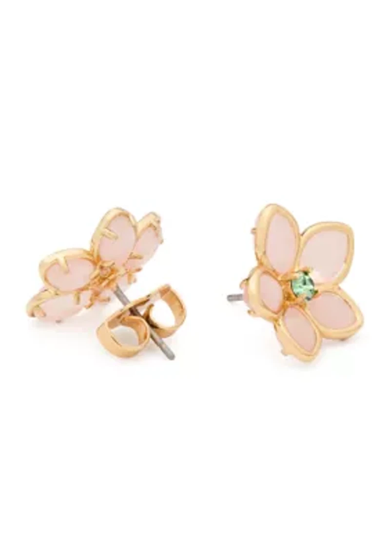 Pastel Petals Stud Earrings