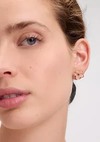 Pastel Petals Stud Earrings