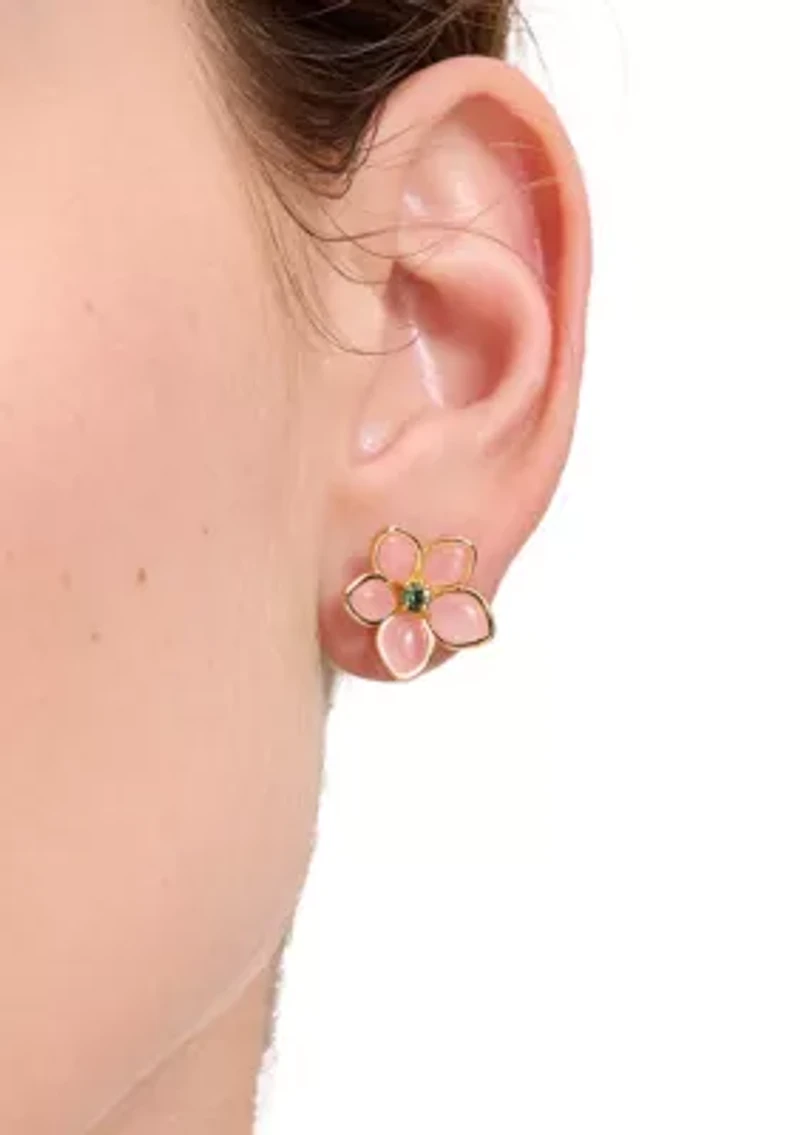 Pastel Petals Stud Earrings