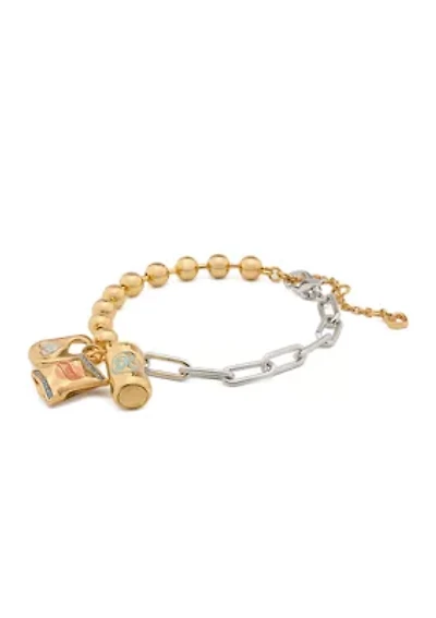 Lab Grown Snack Time Charm Bracelet