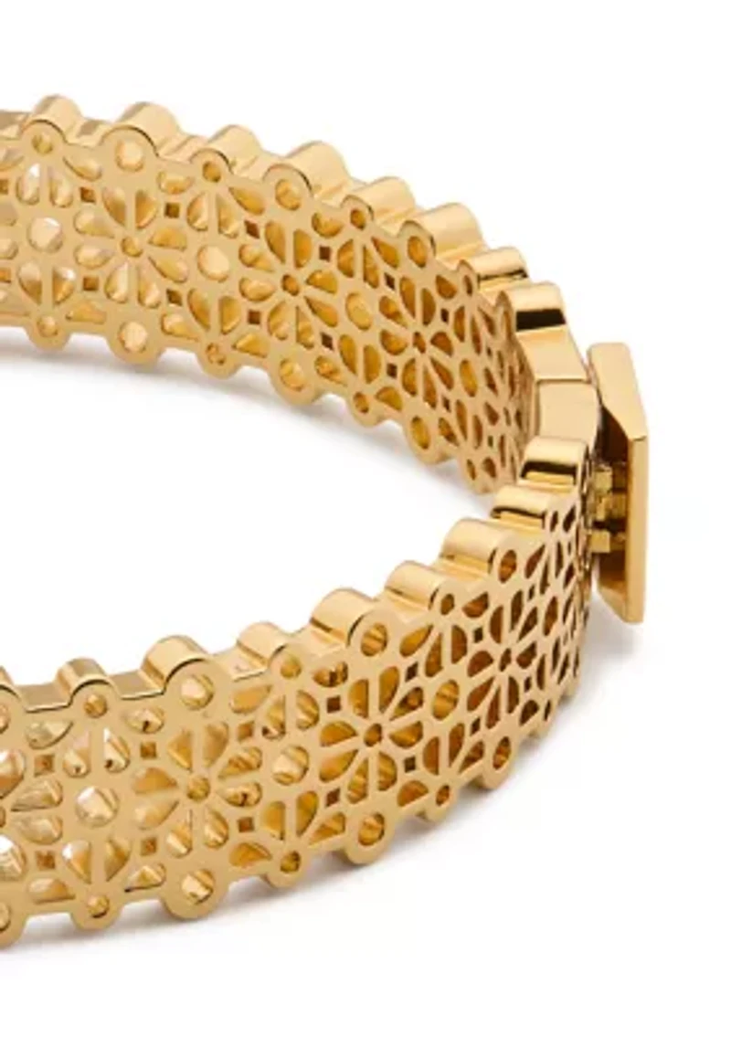 Flower Lace Thin Bangle Bracelet