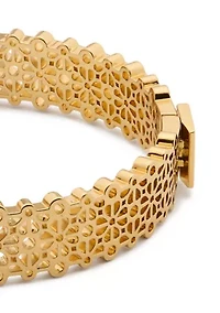 Flower Lace Thin Bangle Bracelet