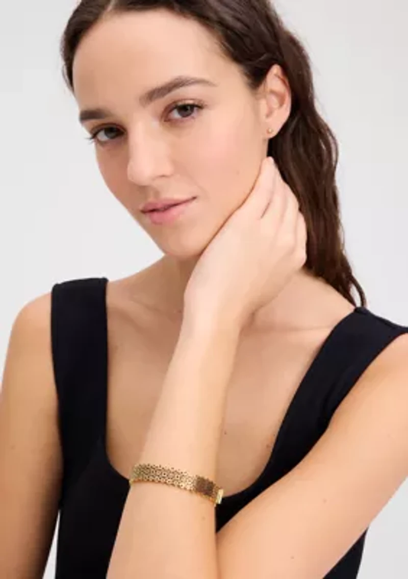 Flower Lace Thin Bangle Bracelet