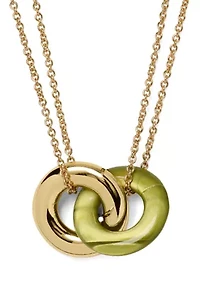 Interlock Small Pendant Necklace