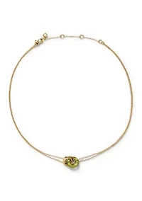 Interlock Small Pendant Necklace