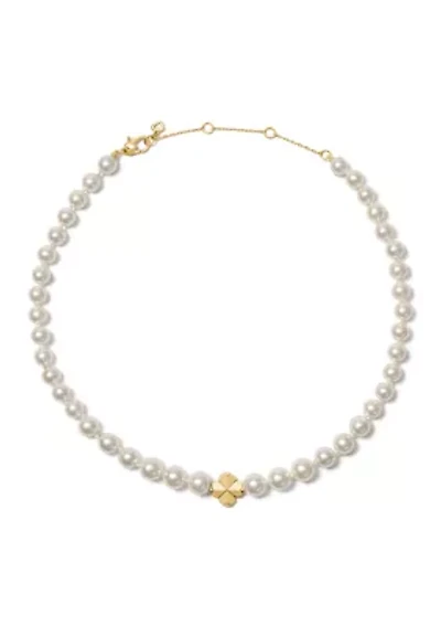 Short Pearl Collar Necklace