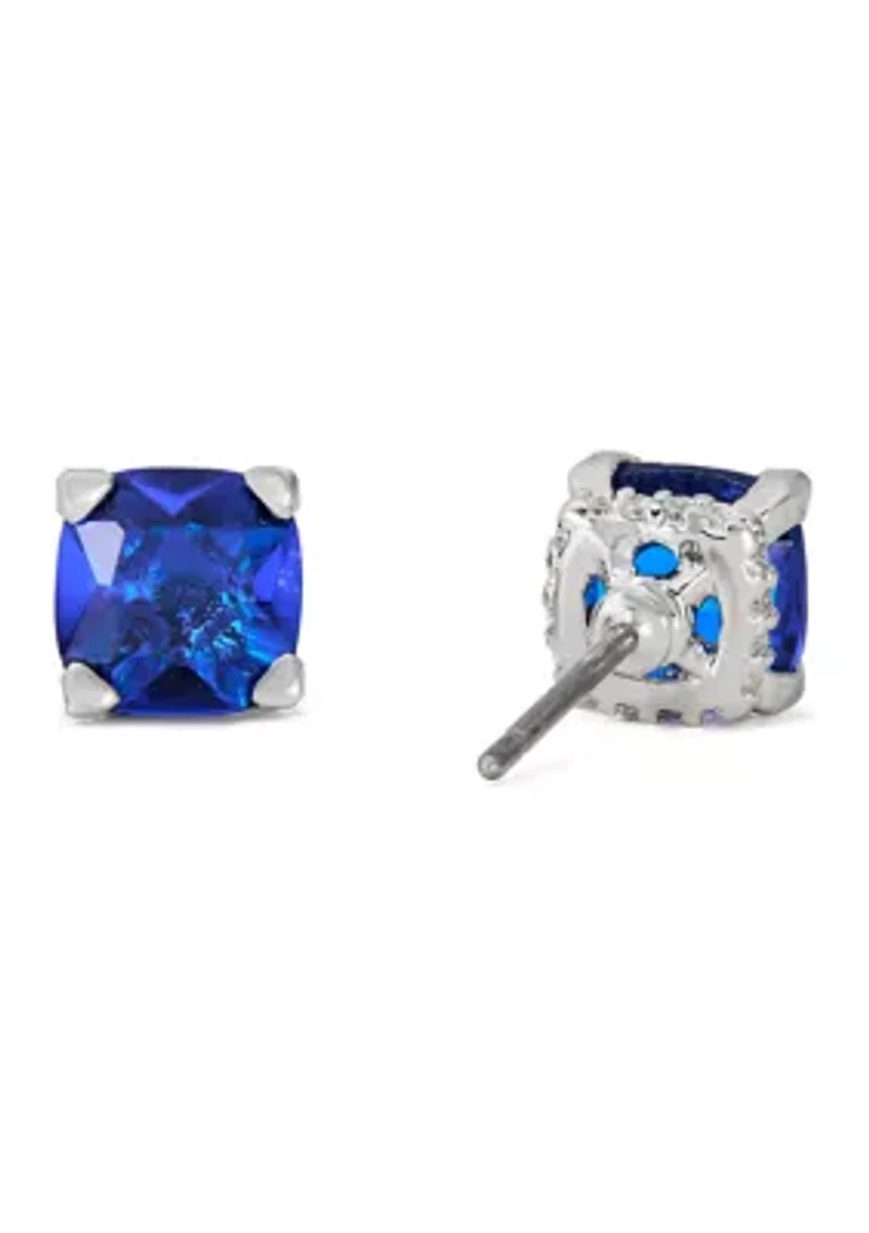 Square Crystal Stud Earrings
