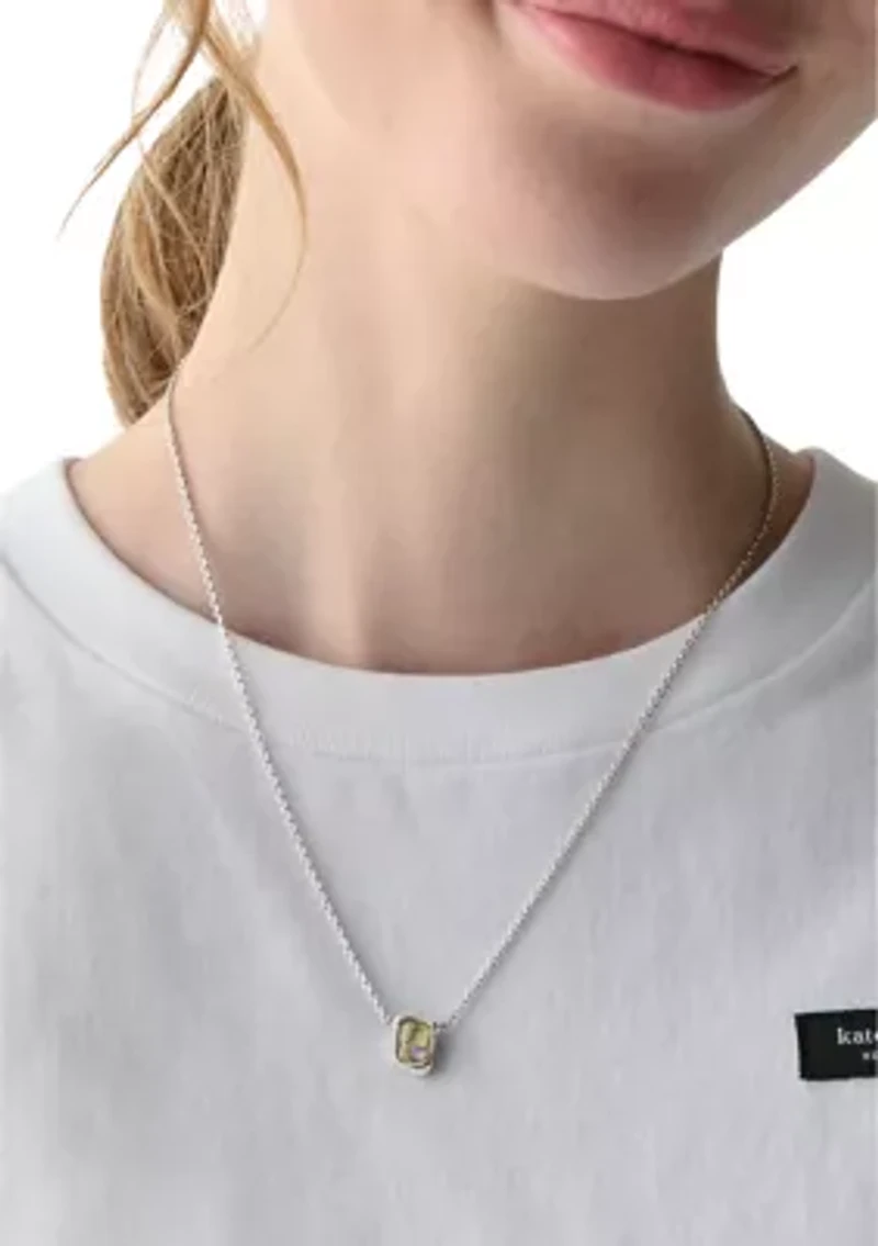 Silver Tone Pendant Necklace