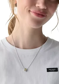 Silver Tone Pendant Necklace