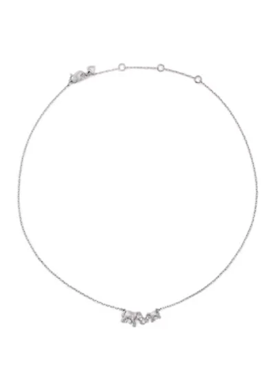 Dear Mom Elephant Pendant