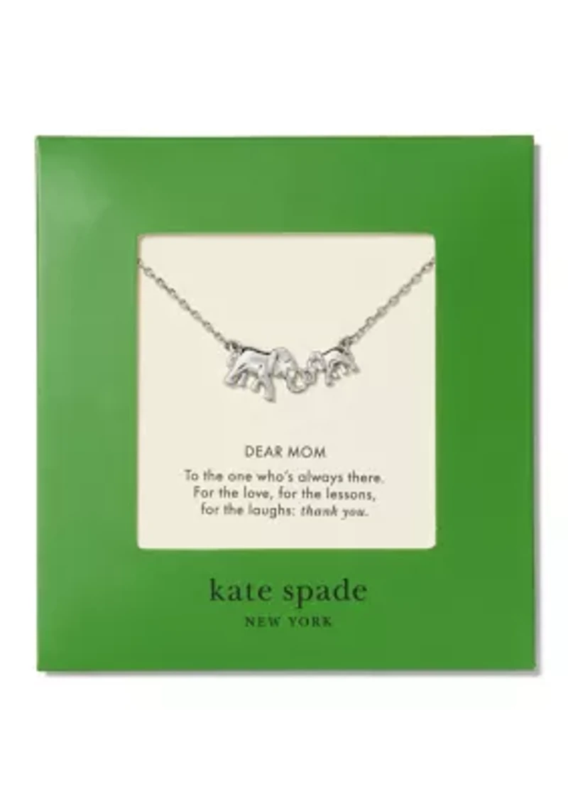 Dear Mom Elephant Pendant