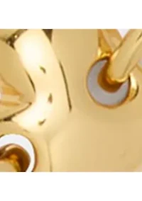 Heart Linked Two Tone Necklace