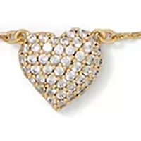 Pavé Heart Pendant Necklace