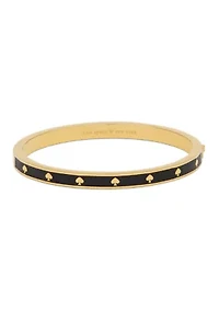 Signature Spade Pavé Enamel Hinged Bangle