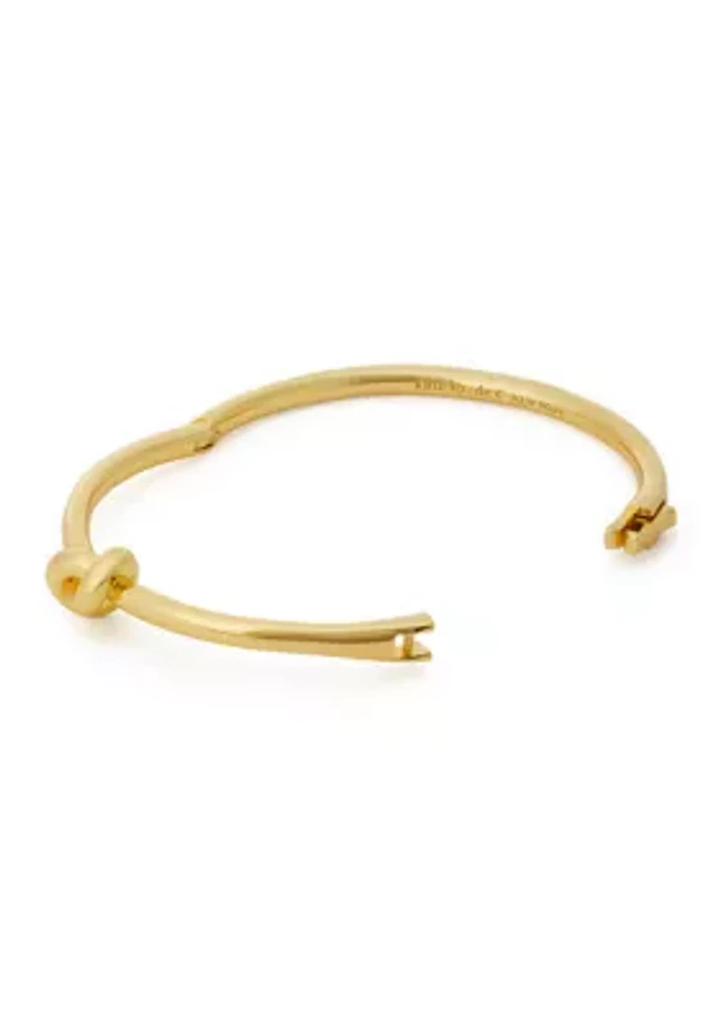Sailor's Knot Hinge Bangle Bracelet