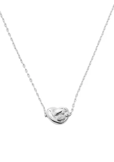 Sailor's Knot Silver Mini Pendant Necklace