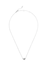 Sailor's Knot Silver Mini Pendant Necklace