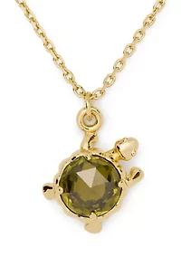 Turtle Pendant Necklace