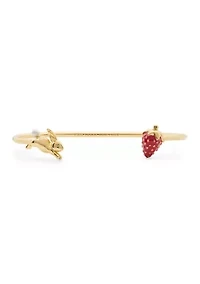 Strawberry Bunny Cuff Bracelet