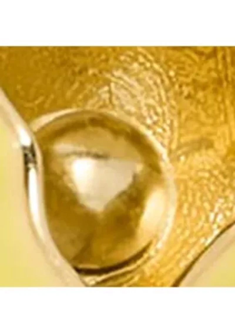 Golden Flower Bloom Bar Pendant Necklace