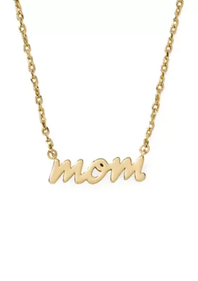 Mom Pendant Necklace