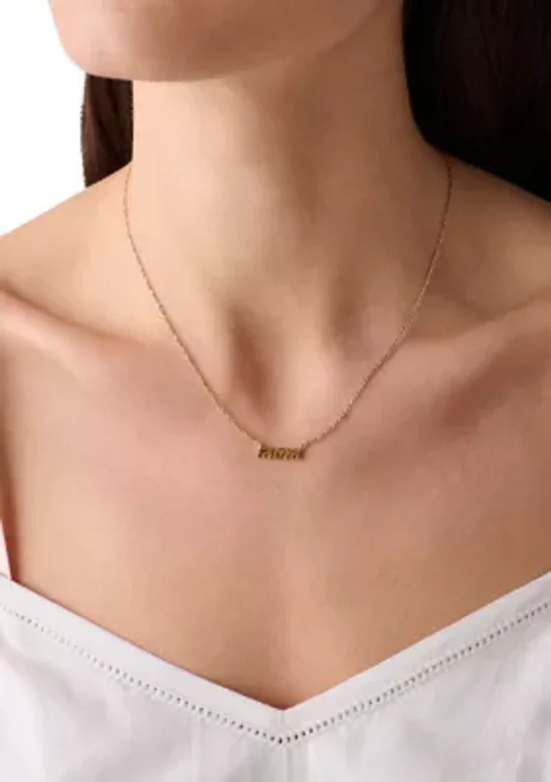 Mom Pendant Necklace