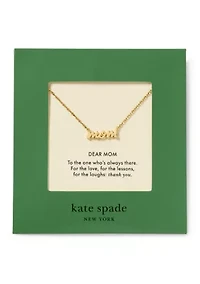 Mom Pendant Necklace