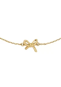 Girlie Pearlie Mini Bow Chain Bracelet
