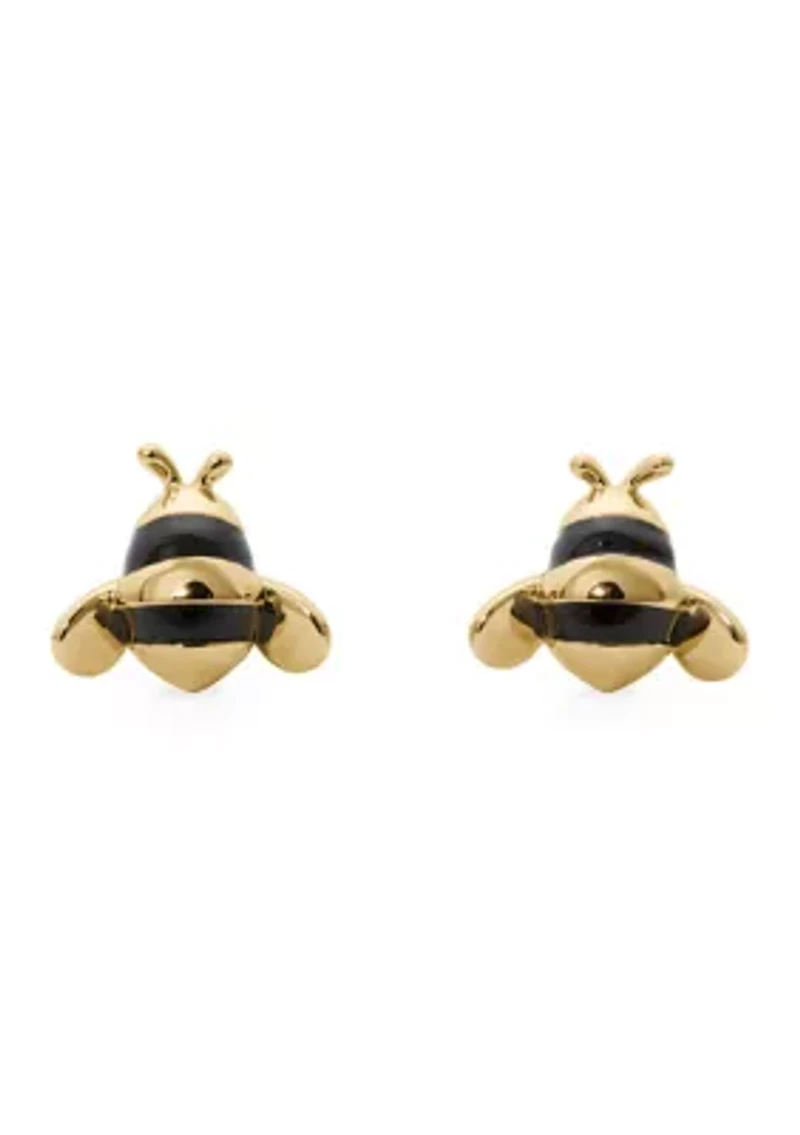 Bumble Bee Stud Earrings