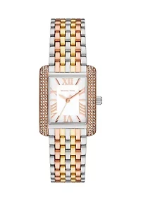 Women's Tri Tone Stainless Steel Watch