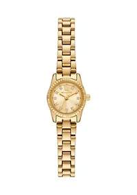 Gold Tone Micro Lexington Bracelet Watch