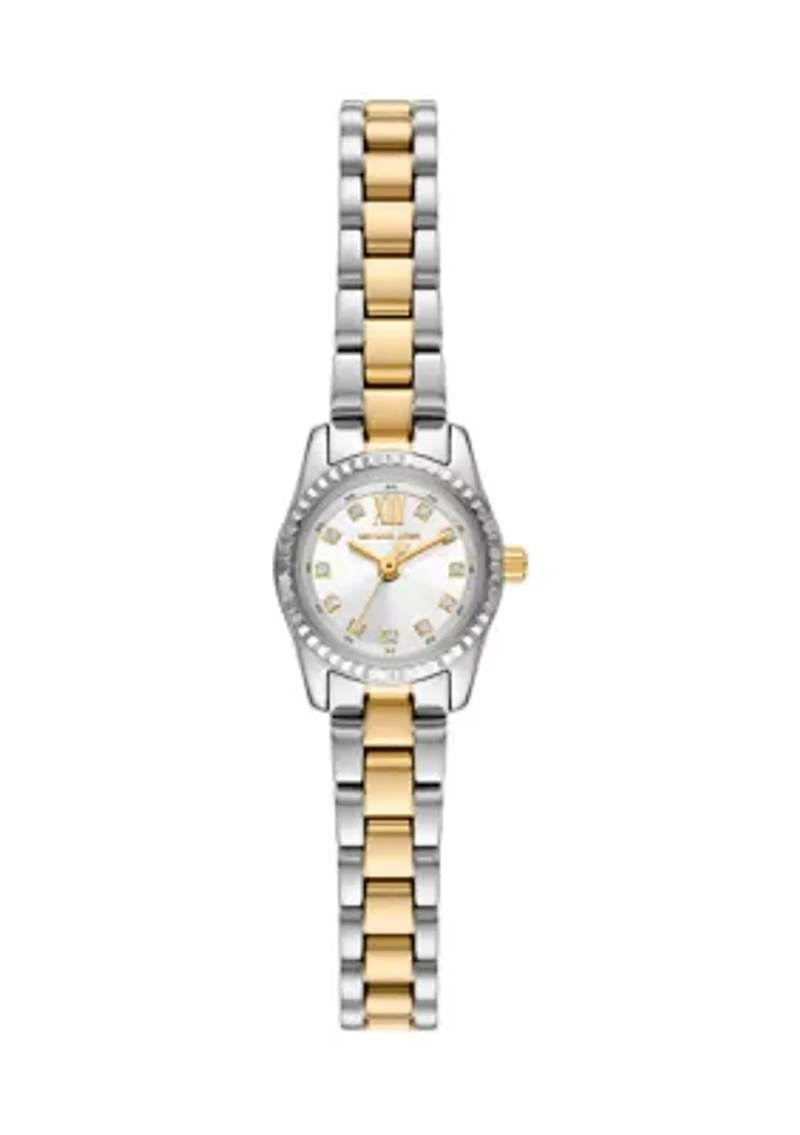 Two Tone Micro Lexington Bracelet Watch
