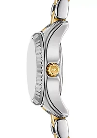 Two Tone Micro Lexington Bracelet Watch
