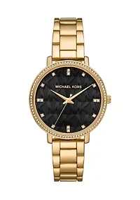 Jet Gold-Tone Watch