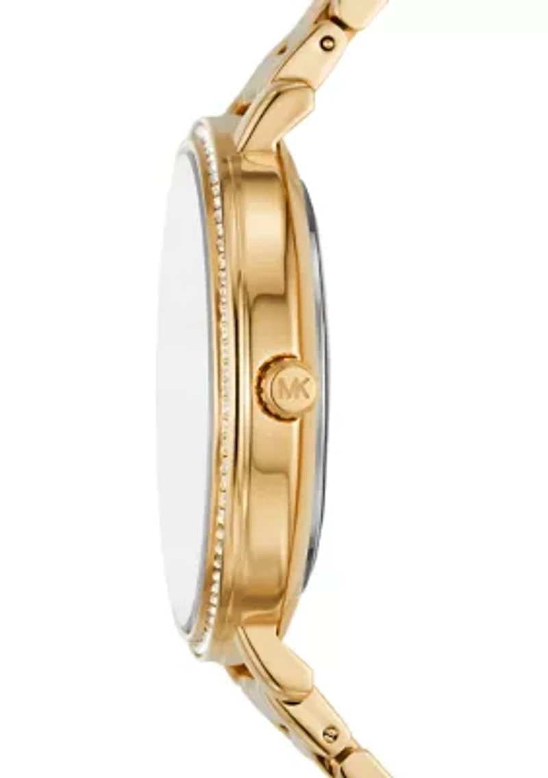 Jet Gold-Tone Watch