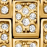 Ladies Pavé Gold Tone Micro Lexington Watch