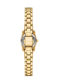 Ladies Pavé Gold Tone Micro Lexington Watch
