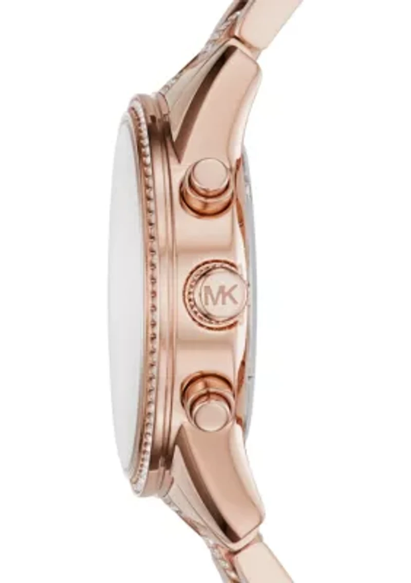 Rose Gold-Tone Ritz Watch