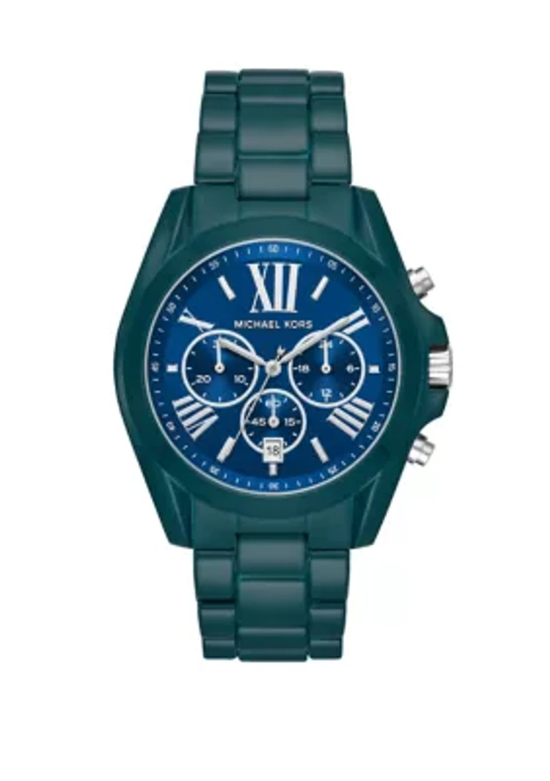  Women's Bradshaw Chronograph Blue Stainless Steel Watch