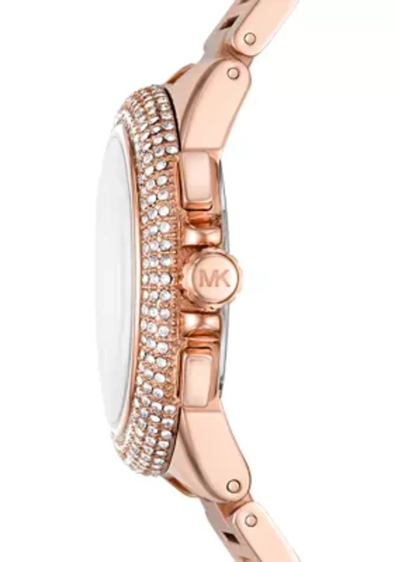 Rose Gold Tone Camille Chronograph Stainless Steel Watch