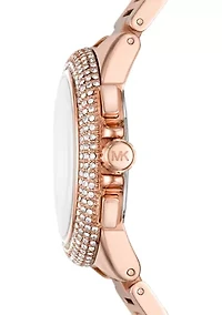 Rose Gold Tone Camille Chronograph Stainless Steel Watch