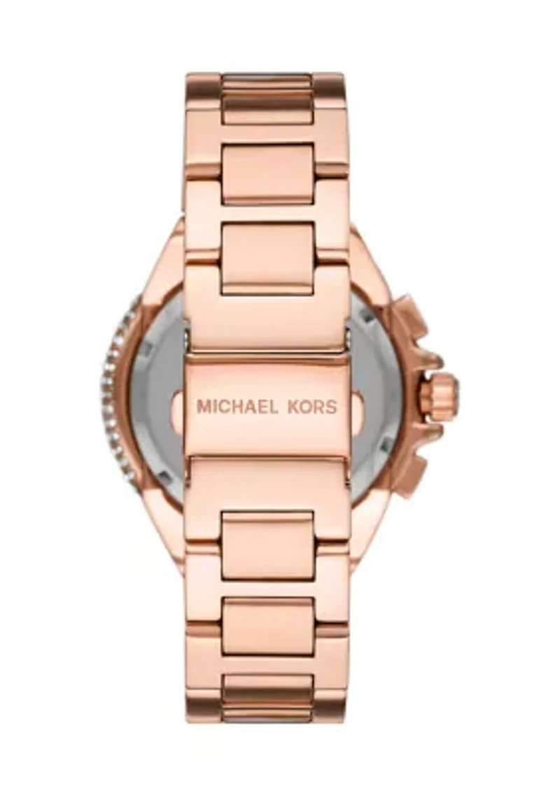 Rose Gold Tone Camille Chronograph Stainless Steel Watch