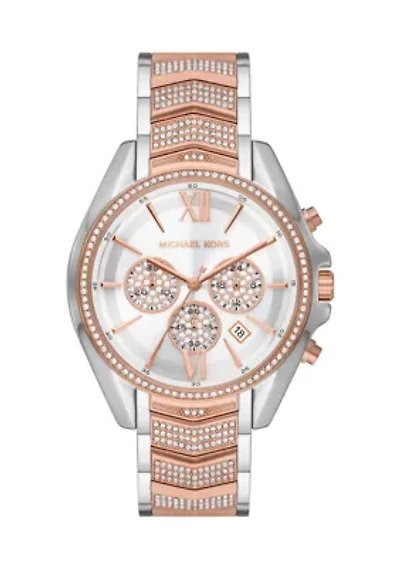 Two Tone Stainless Steel Whitney Chronograph Watch