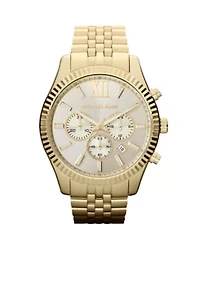 Men's Gold-Tone Stainless Steel Lexington Chronograph Watch