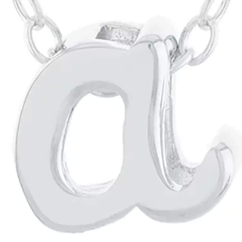 Sterling Silver Initial J Necklace